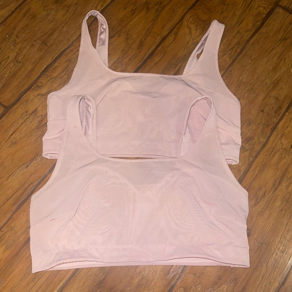 Yitty Mesh Me midi Bralette bra sports bra pink mauve woman’s size XL TWO